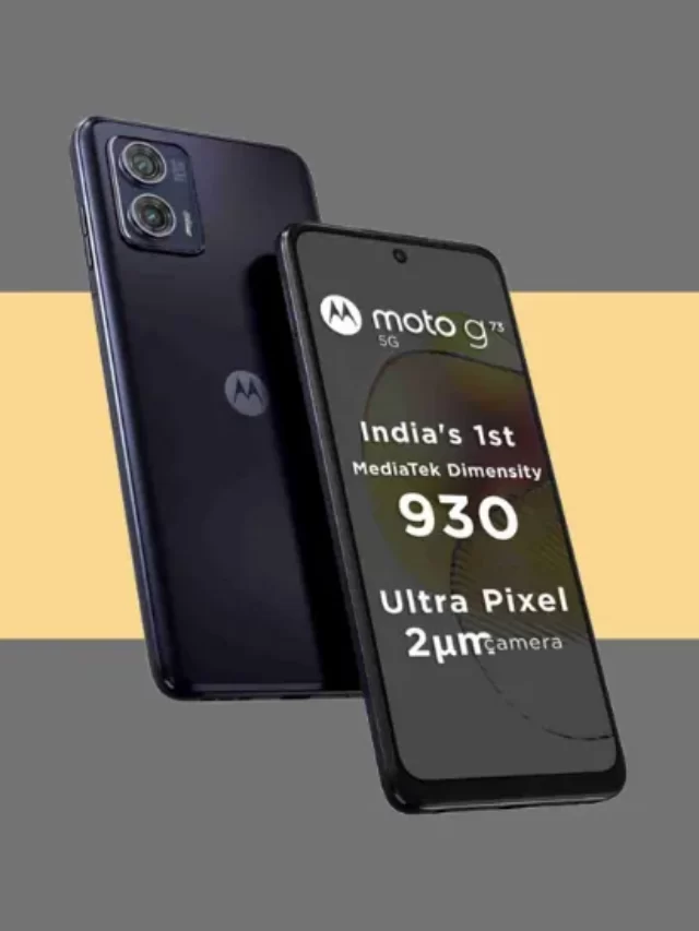 Moto G73 5G - A Game Changing Smartphone